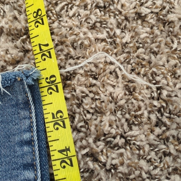 DRIFTWOOD Roxy blue Bahama mama high rise flared leg raw frayed hem jeans - Picture 9 of 12